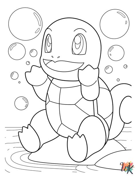 24 Squirtle Coloring Pages For Kids